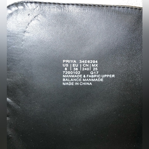 CALVIN KLEIN WOMEN’S SIZE 8 BLACK PRIYA OVER THE KNEE FLAT RIDING BOOTS … - Picture 10 of 14